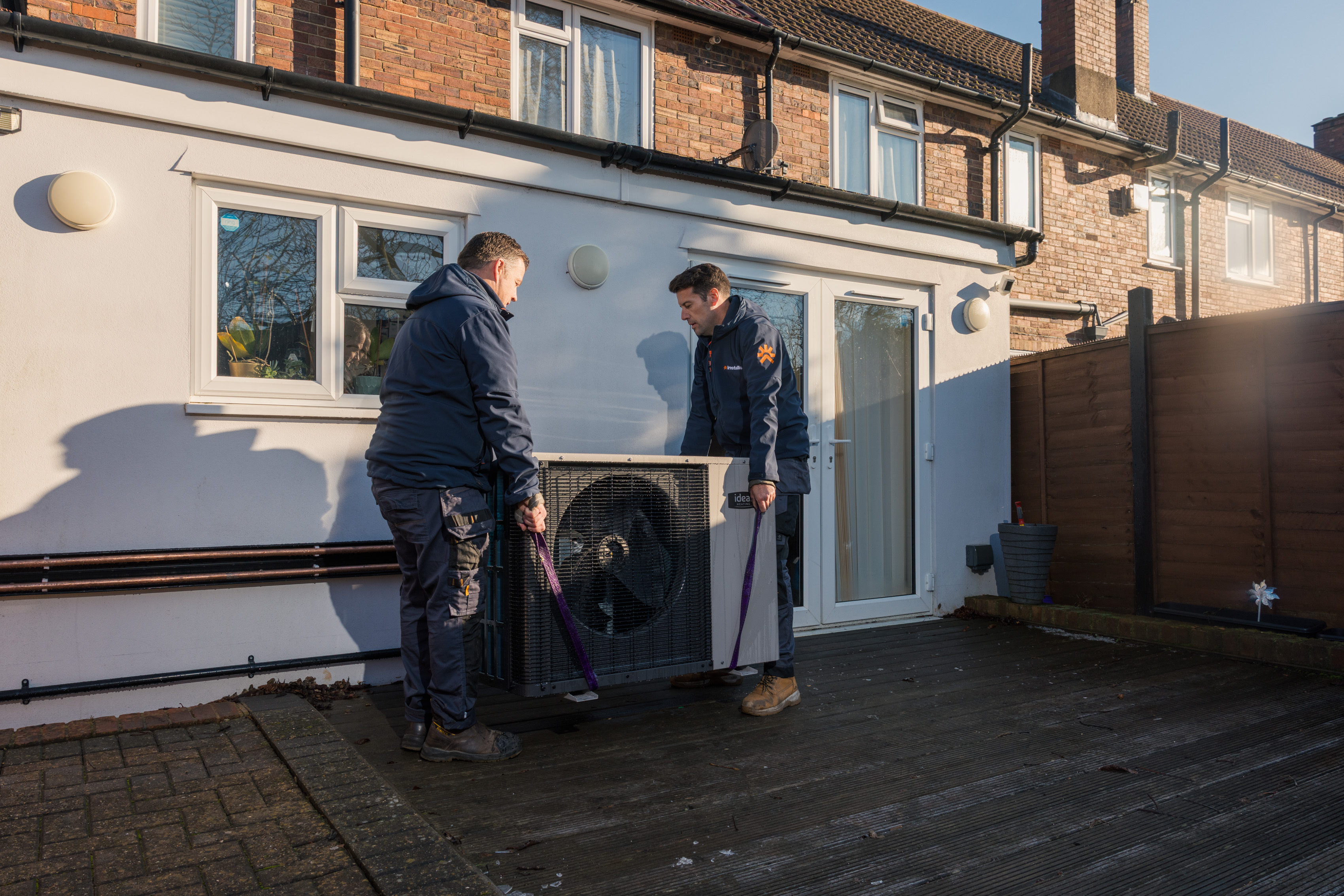 Heat pump installation