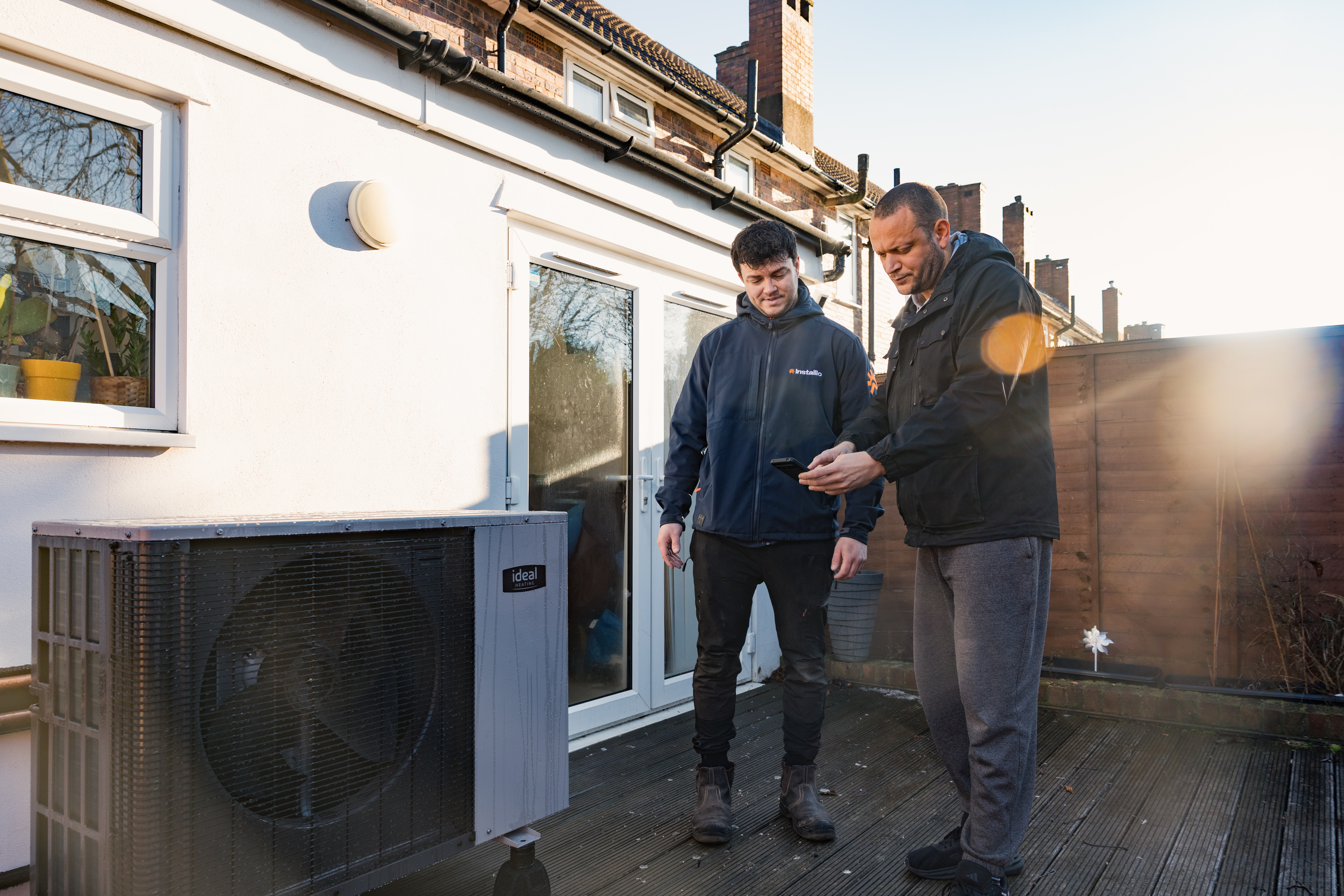 Heat pump installation